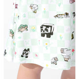 Minecraft Sleep Repeat Girls' Short Sleeve Dress