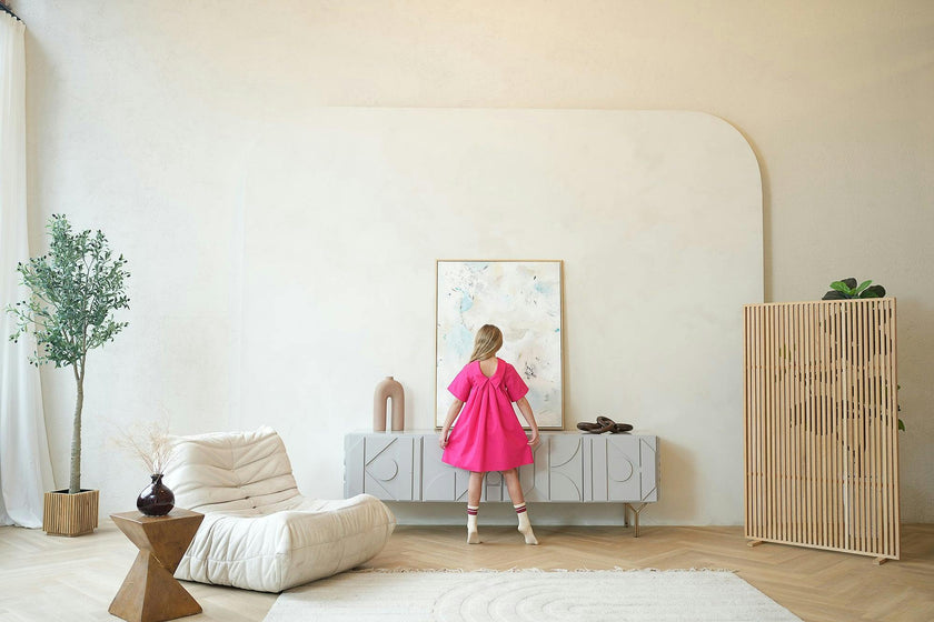 Mae Dress, Pink