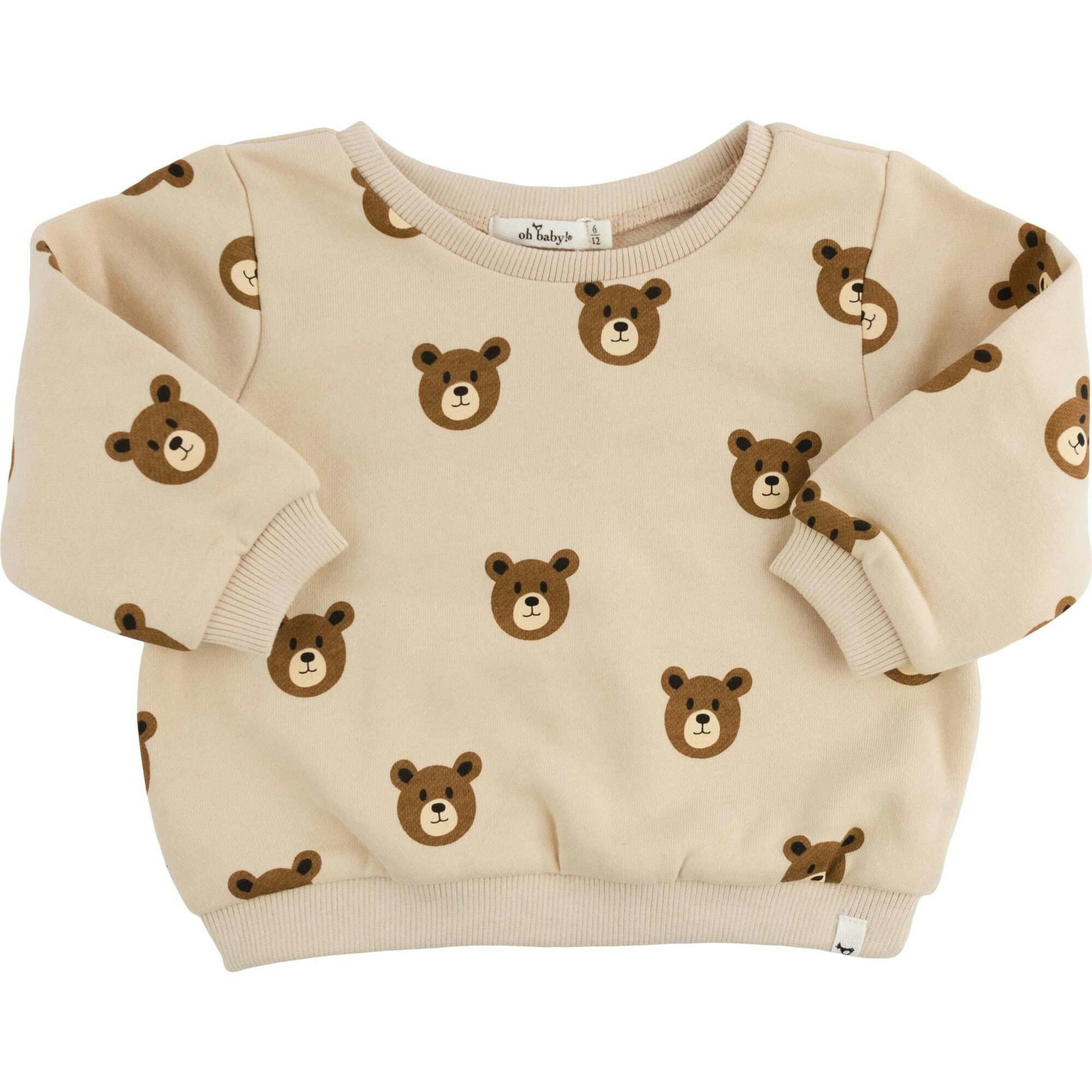 Teddy Face Print Brooklyn Boxy