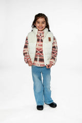 Sleeveless Mid-Season Vest Off-White