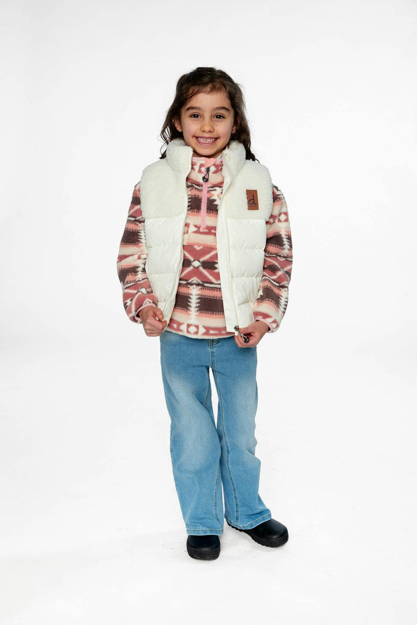 Sleeveless Mid-Season Vest Off-White