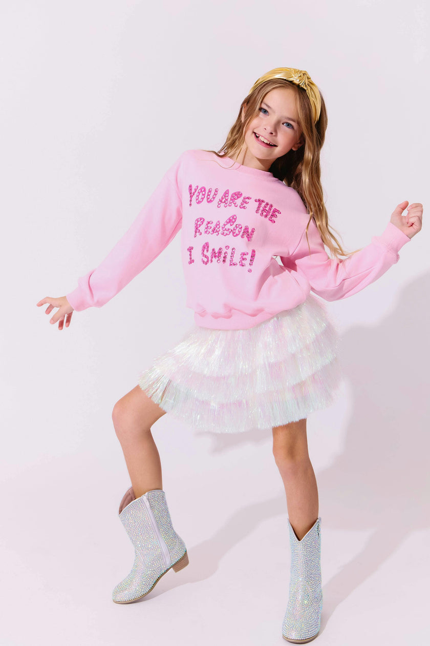 You are the reason I smile Sweatshirt