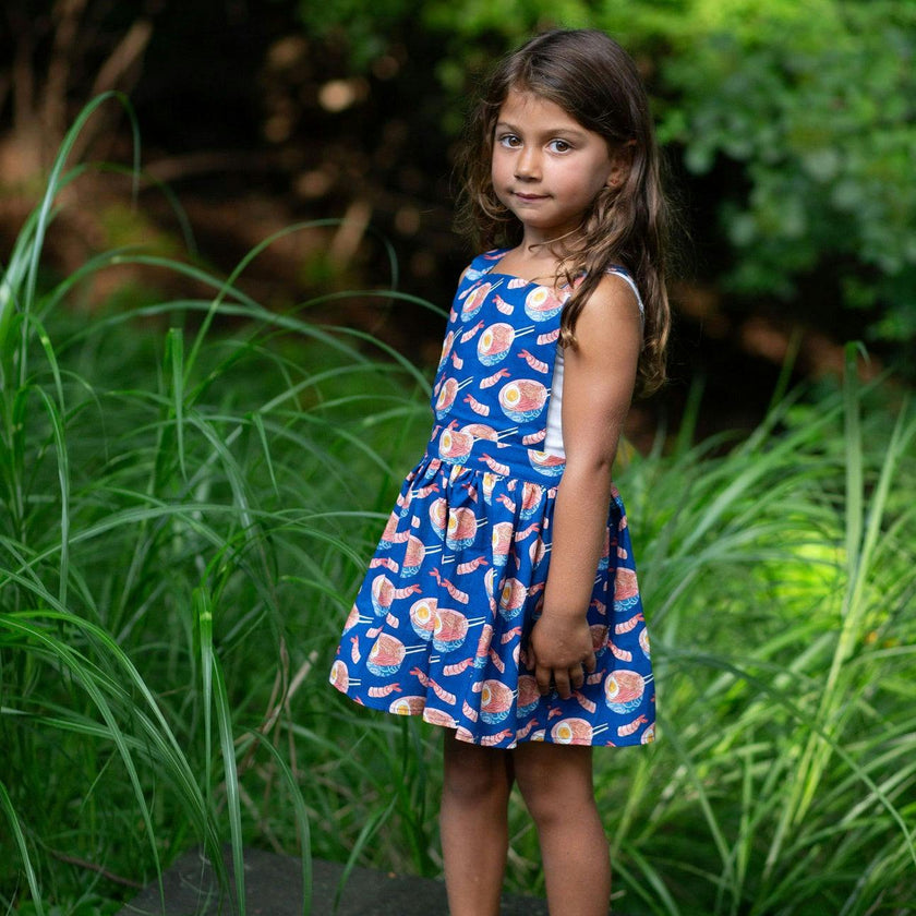 Pinafore Dress in Ramen