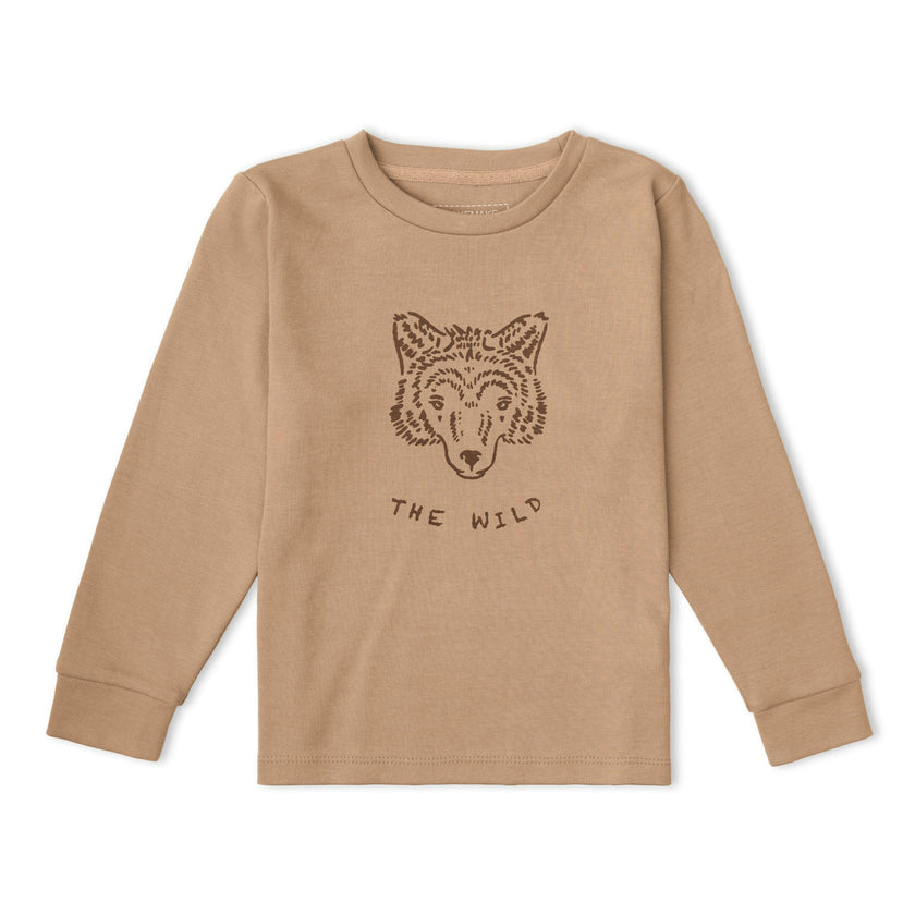Organic Long Sleeve Tee - Fox