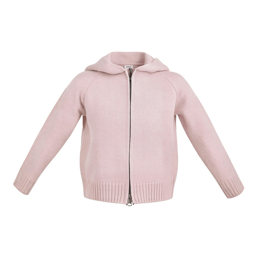 Pink Hooded Puffer Jacket