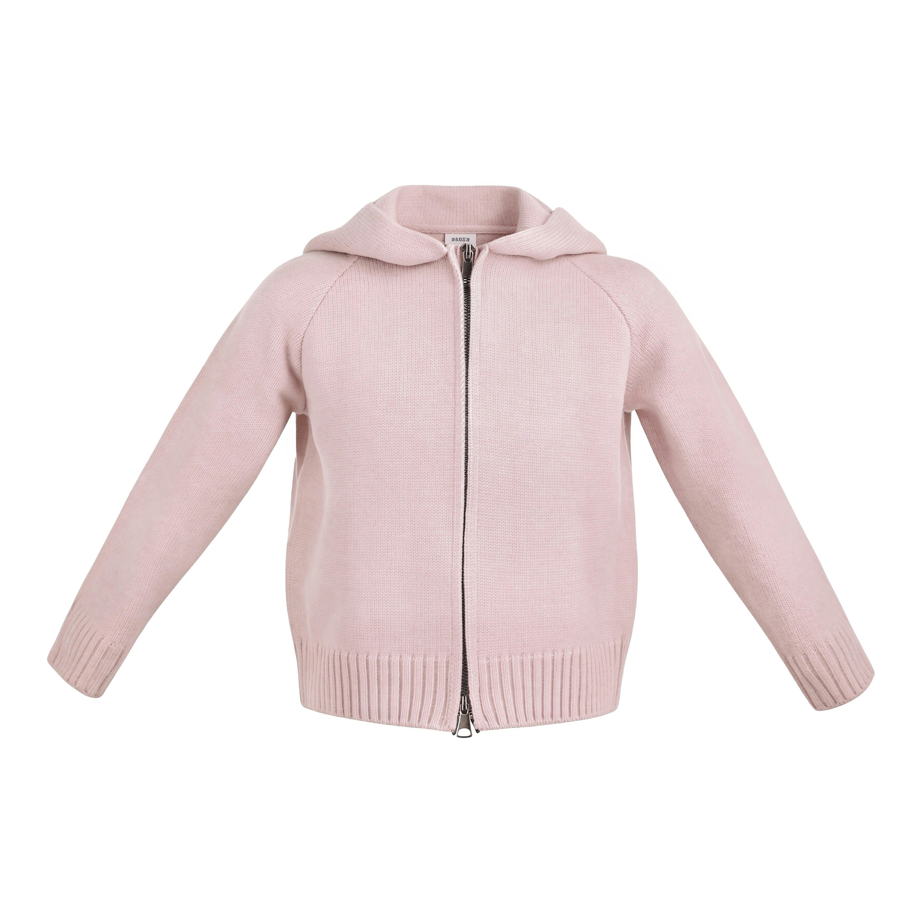 Pink Hooded Puffer Jacket