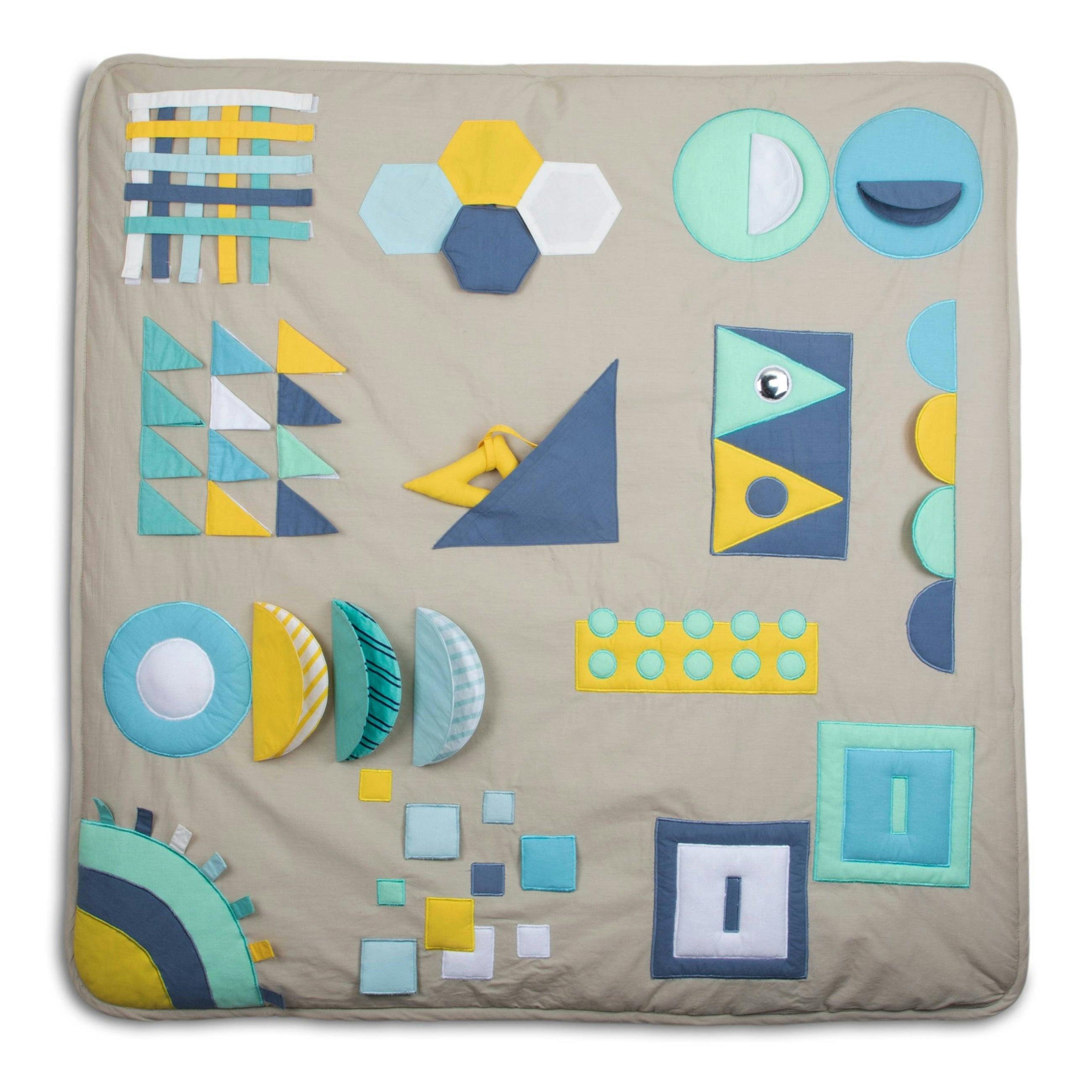 Neo Eometric Shapes Play Mat