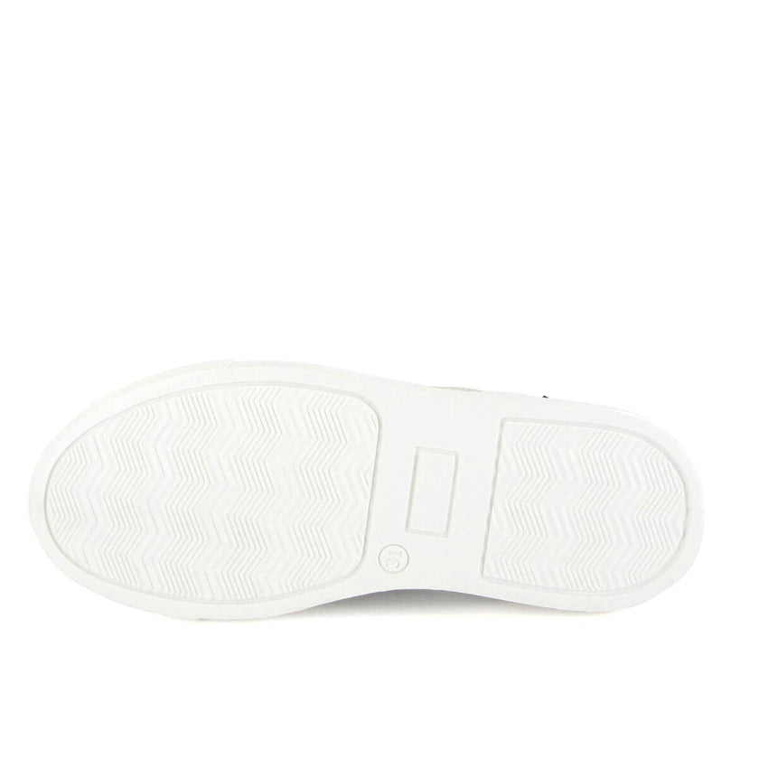 Slip On Sneaker, White Leather