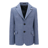 Night Blue Tweed Blazer