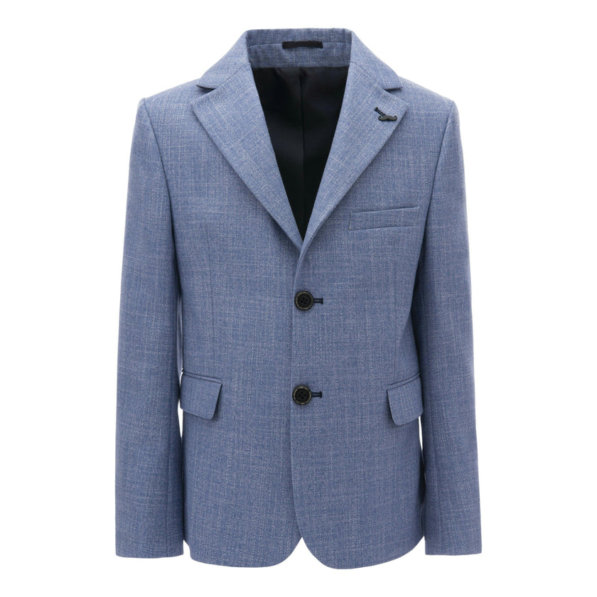 Night Blue Tweed Blazer