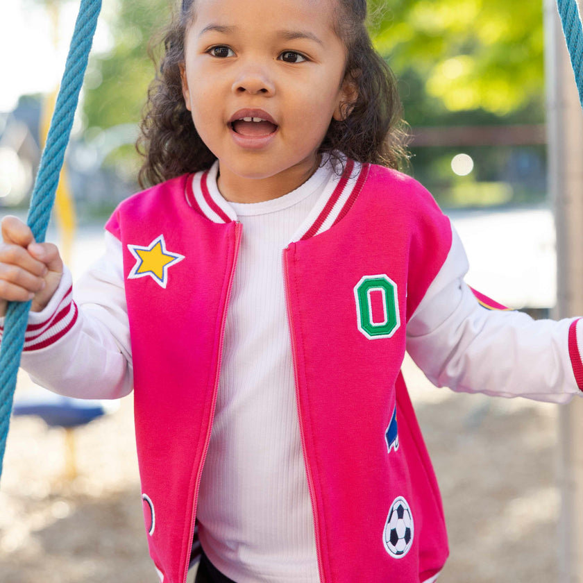 French Terry Varsity Sports Jacket