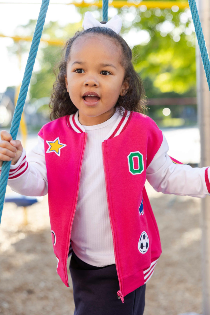 French Terry Varsity Sports Jacket