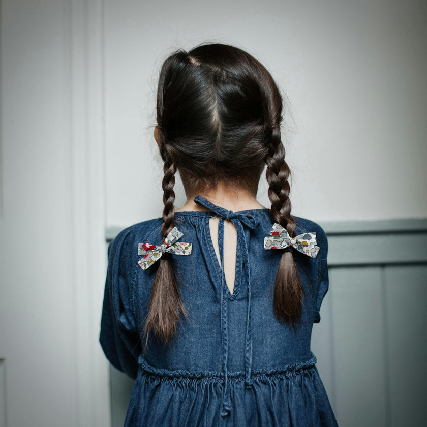 LuluLuvs Skinny Ribbon Pigtail Bows