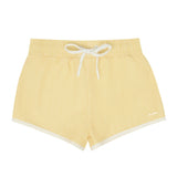 boys buttercream stripe boardie