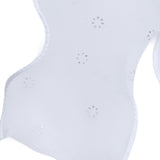 White Sheer Bow Hair Clip