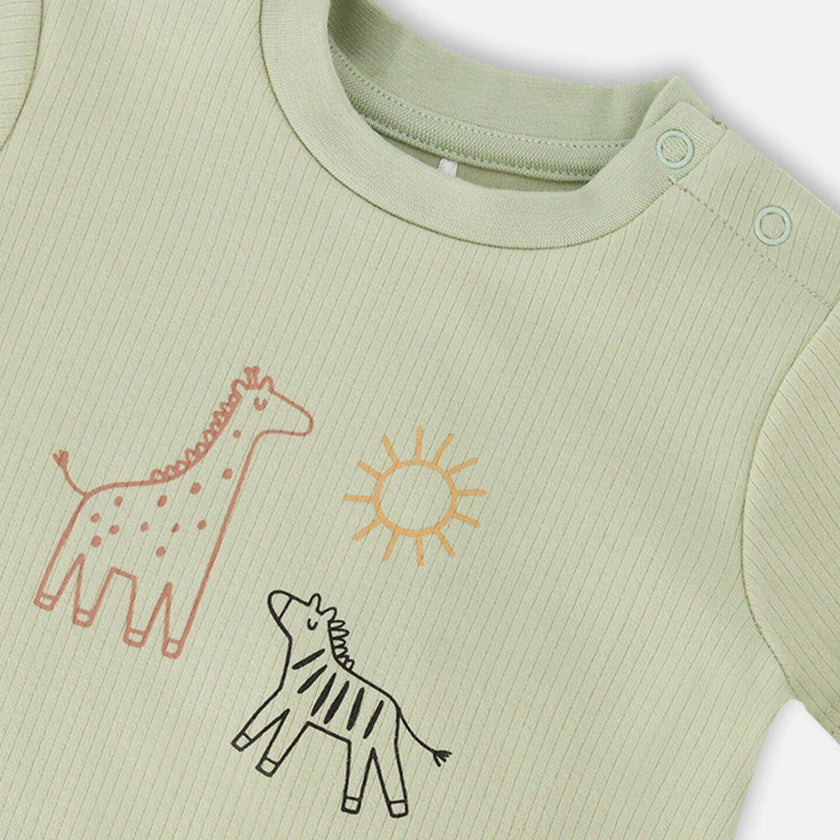Organic Cotton Jersey Sweater And Pants Set