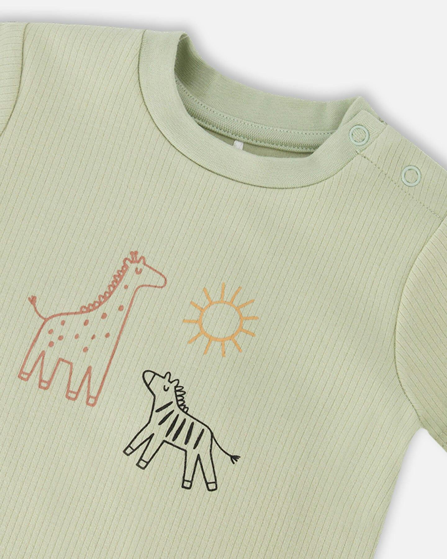 Organic Cotton Jersey Sweater And Pants Set