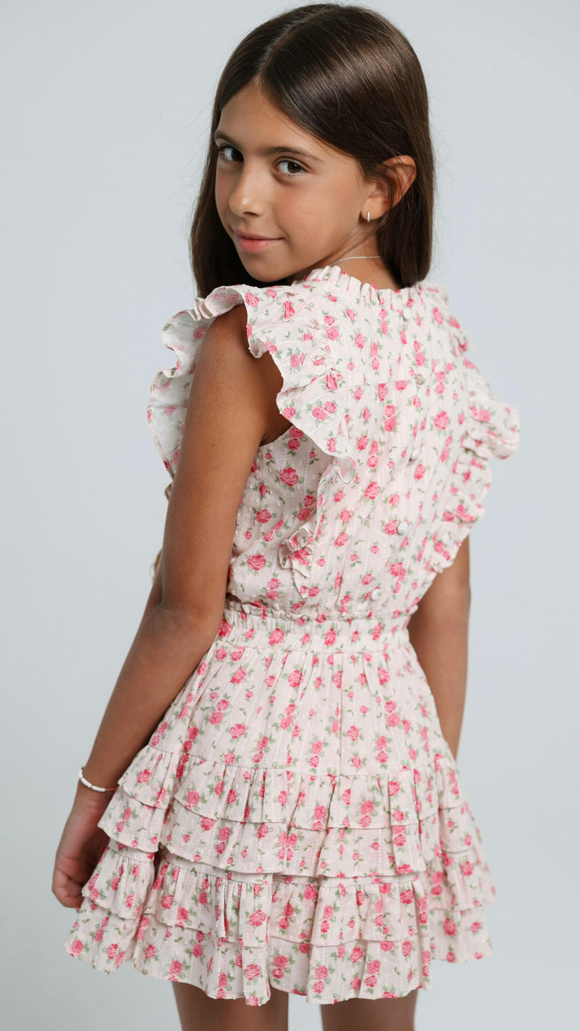 Gustavia Dress in Petite Rose