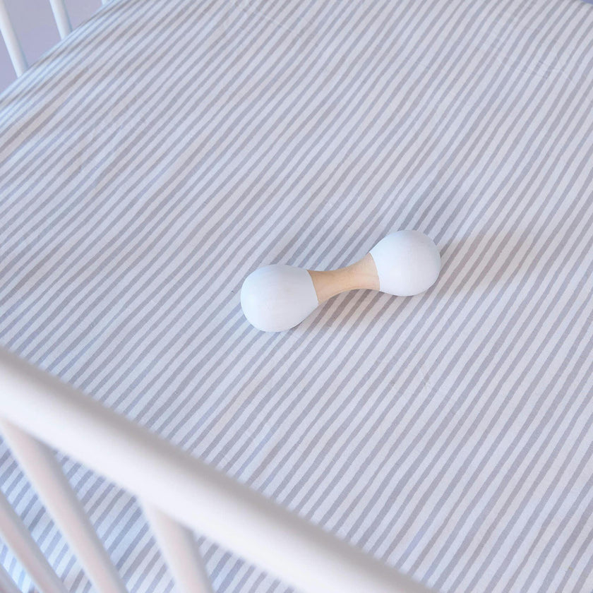 Stripes Away Organic Crib Sheet