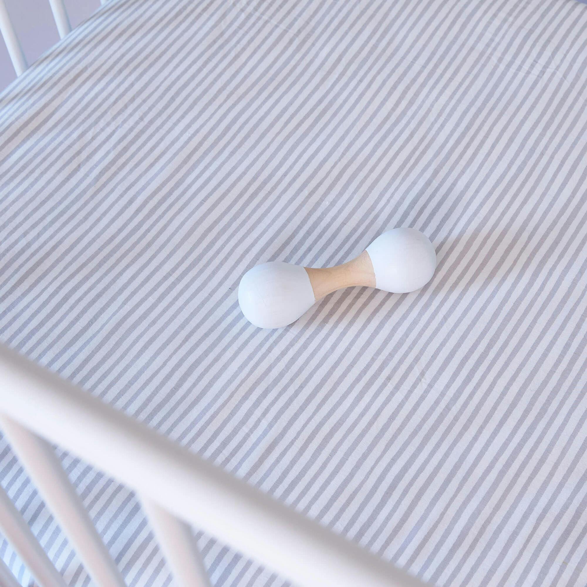 Stripes Away Organic Crib Sheet