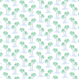 Charles Boys' Short Set - Palm Tree Isle Blue