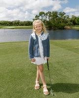 Kids Hydrangea Fleece Jacket