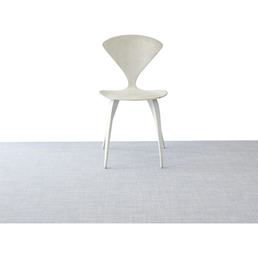 Mini Basketweave Floor Mat, Sky
