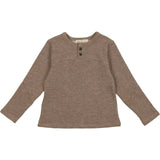 Asymmetrical Long Sleeve Henley Shirt