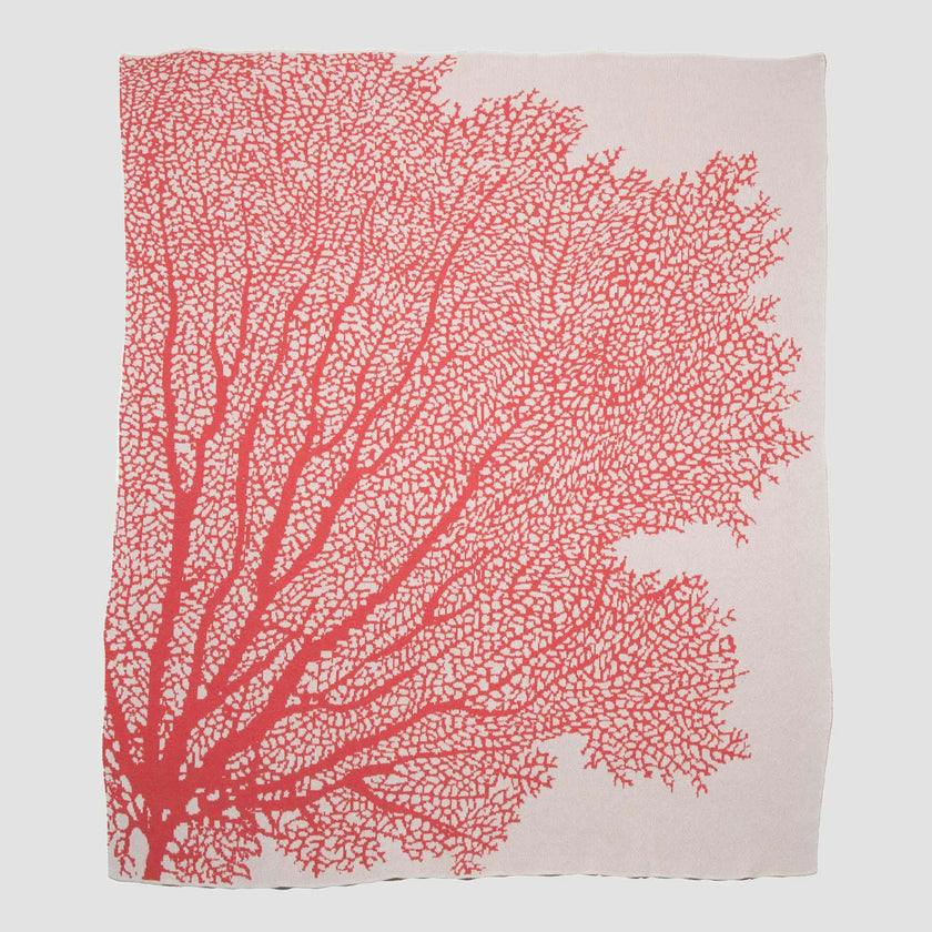 Coral Fan Throw