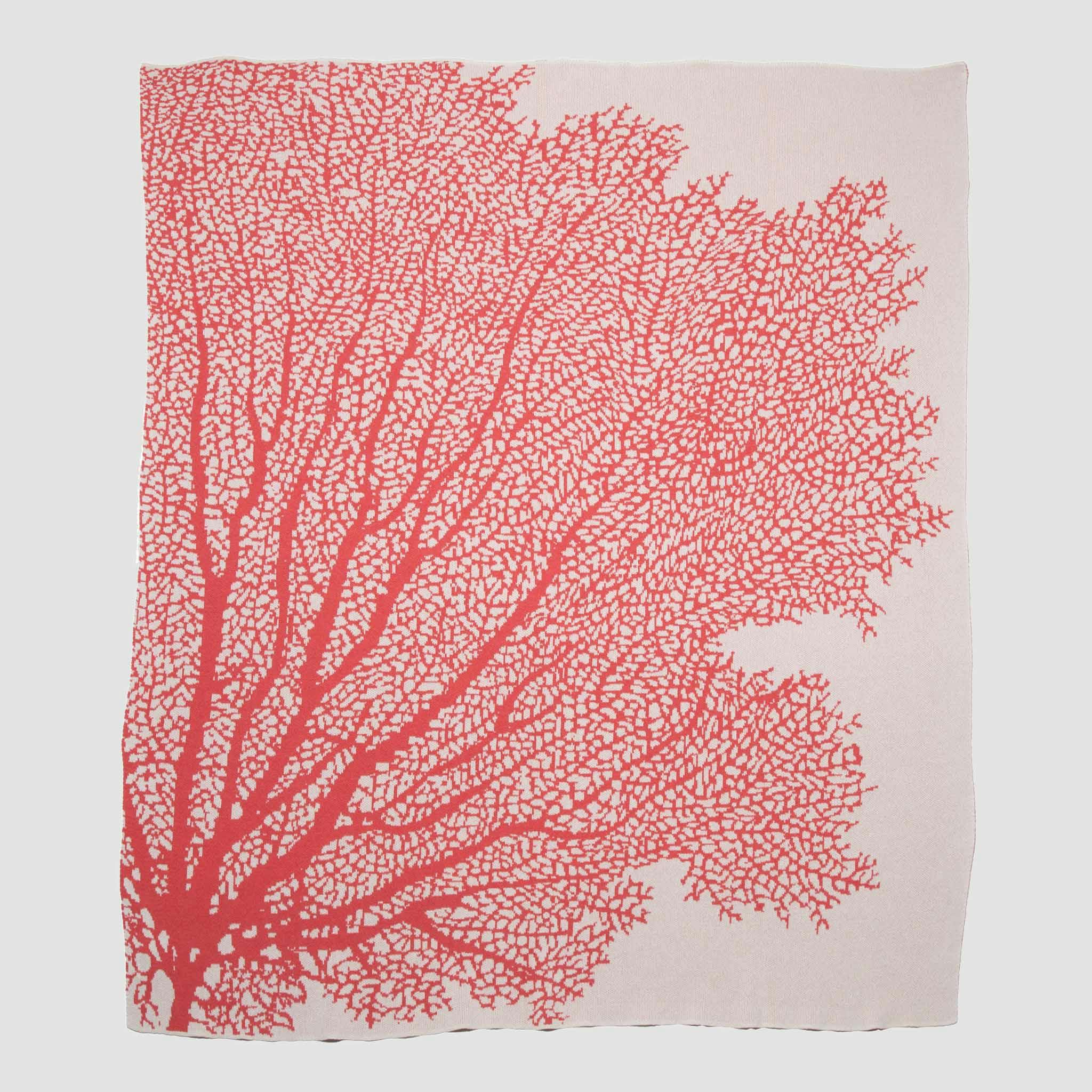 Coral Fan Throw
