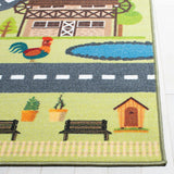 Kids Playhouse Journey Rug, Green