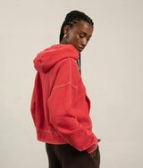 Womens Dream Terry Hoodie - Terry - Vintage Samba Red