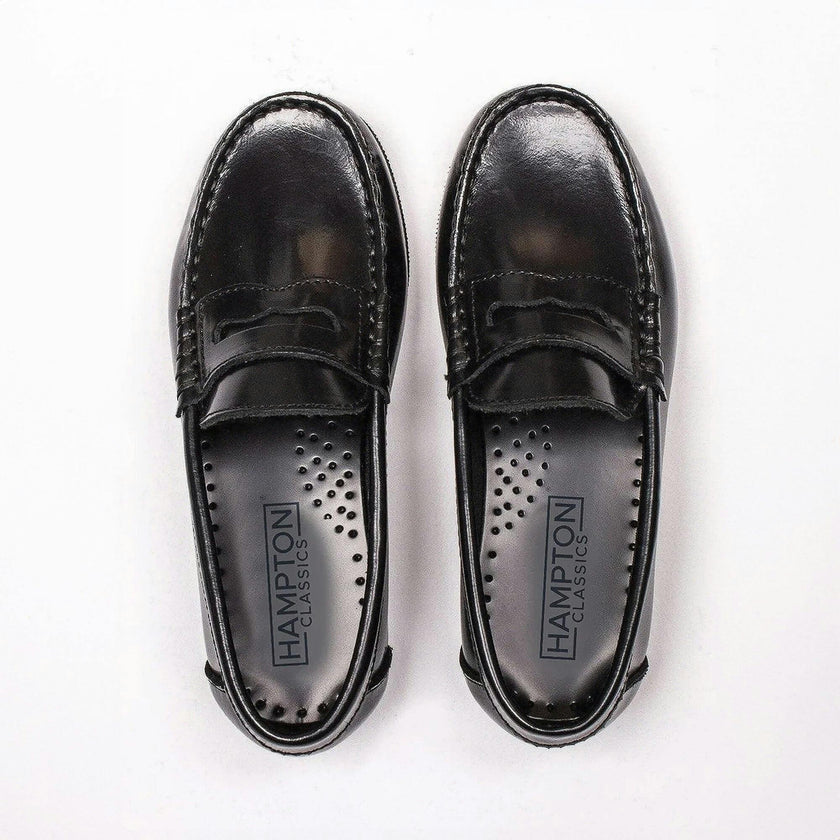 Hampton Classics Penny Loafer in Black