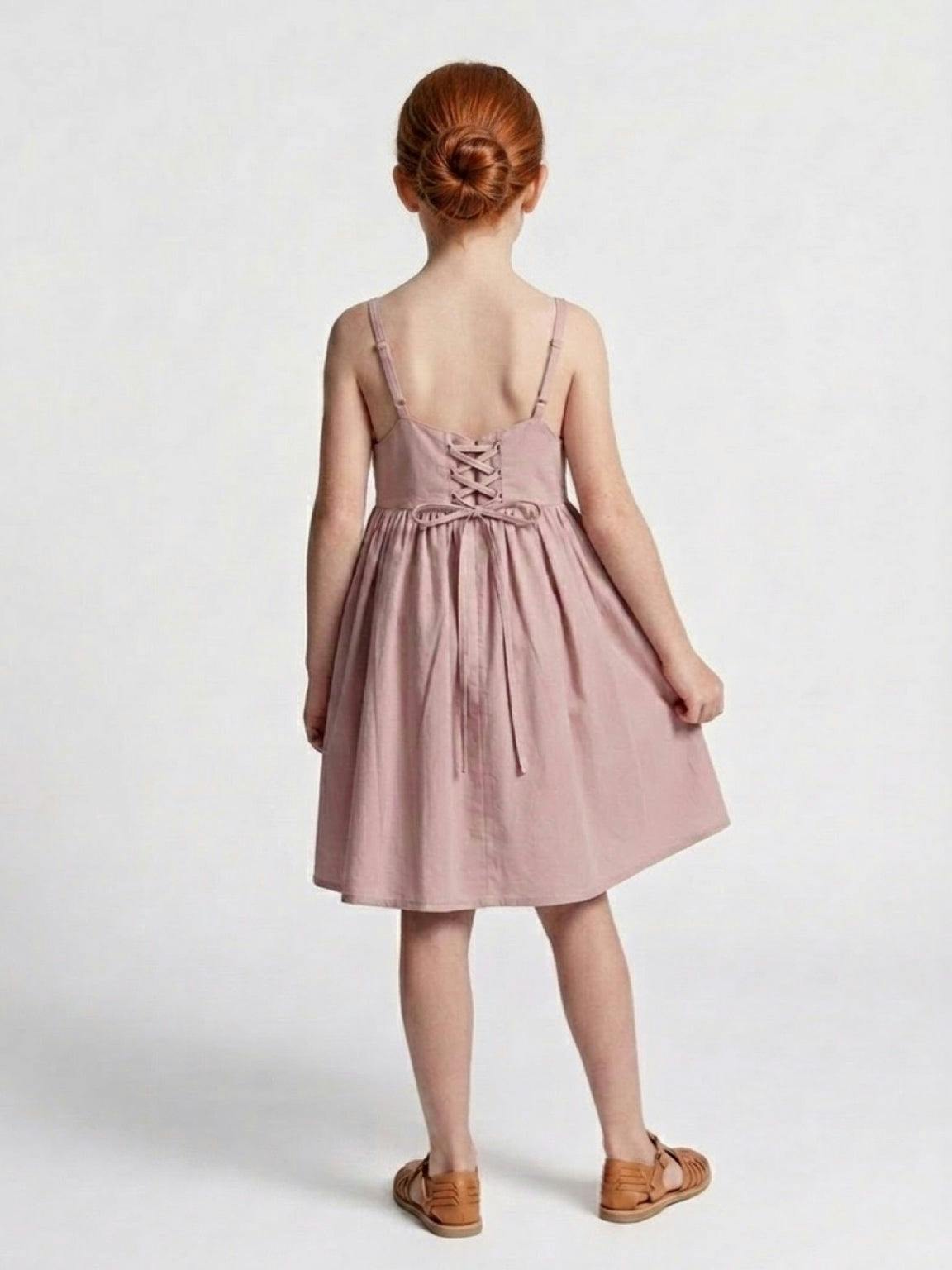 Annalise Dress | Antique Blush