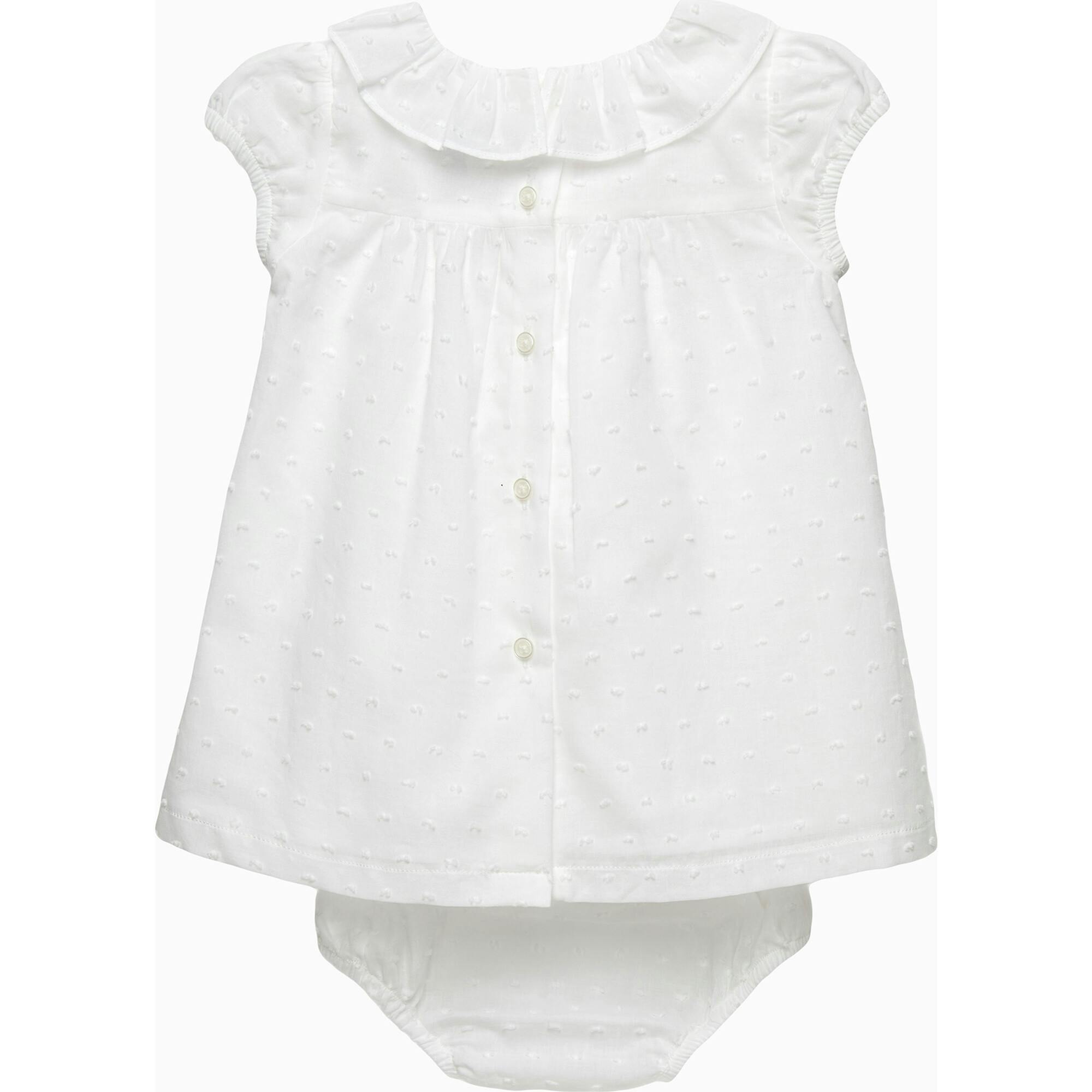 Baby My First Smocked Dress in Cherries