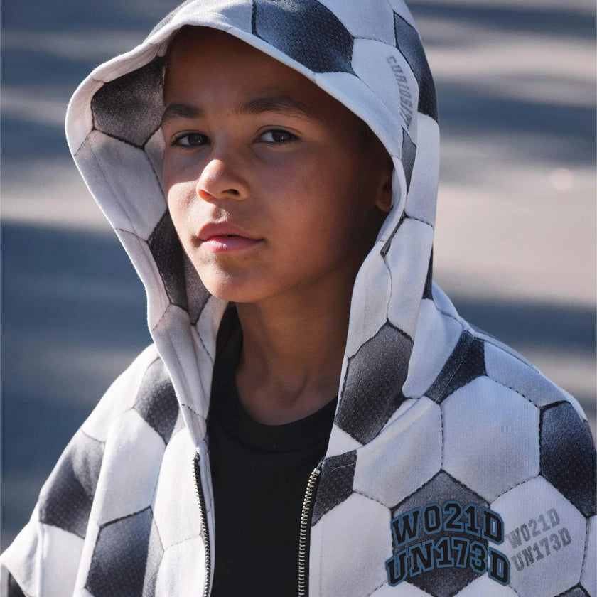 Gray Mazz Football Moon Hoodie