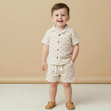Organic Shirt & Shorts Set - Cross