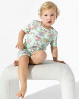Petals & Posies Bamboo Kids Pajama Short Set