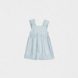 Desiree Baby Dress Sleeveless, Aqua Mini Flower
