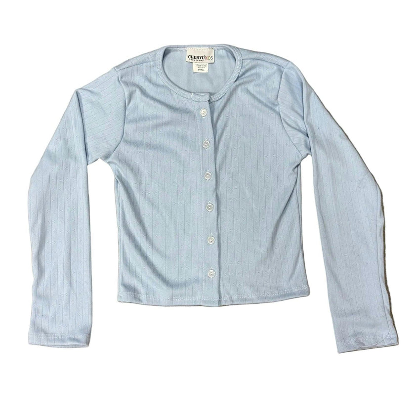 Girls Pointelle Cardigan