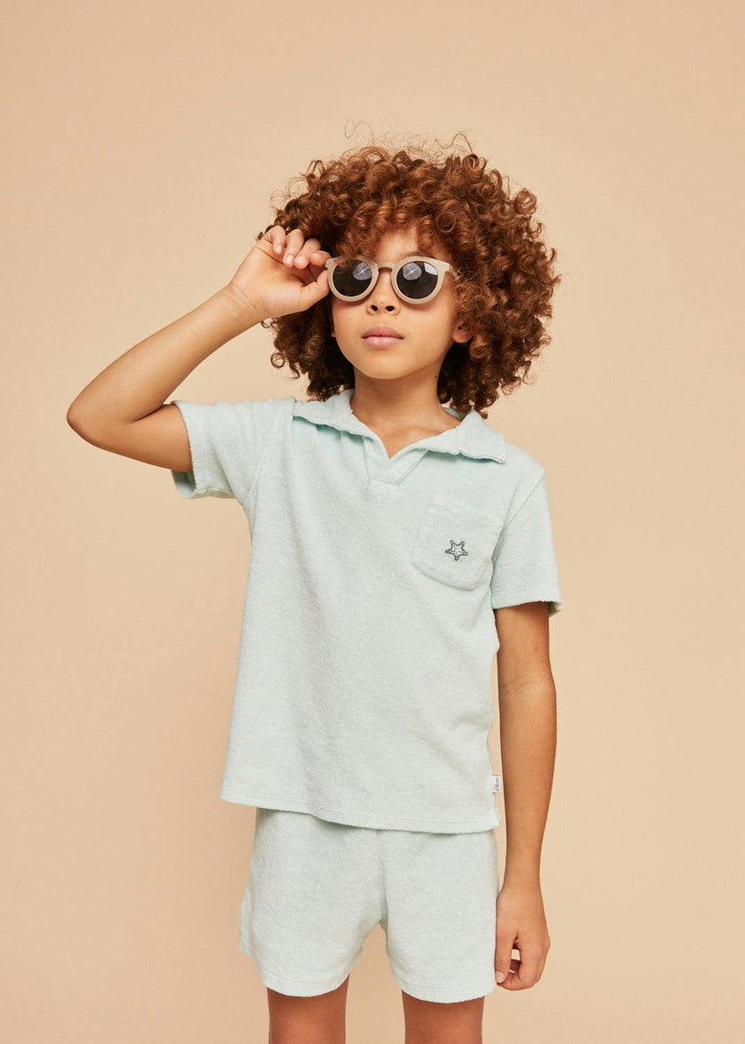Terry Cotton Polo Shirt
