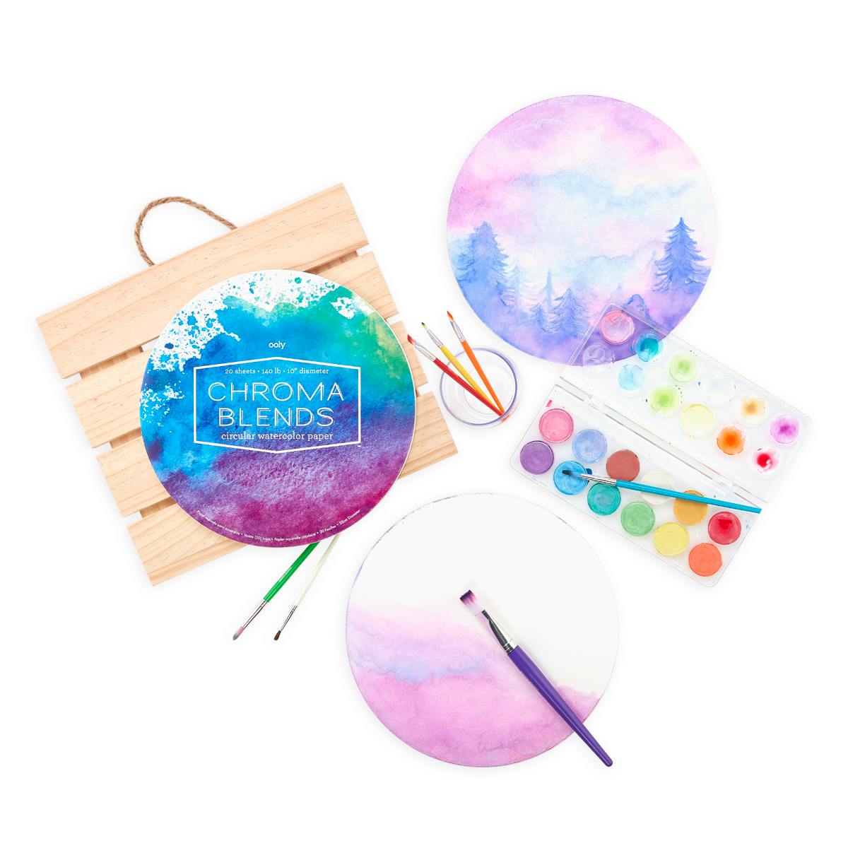Chroma Blends Circular Watercolor Paper