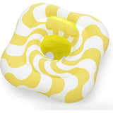 Comfort Plush: Baby Float - Yellow Wavy Square