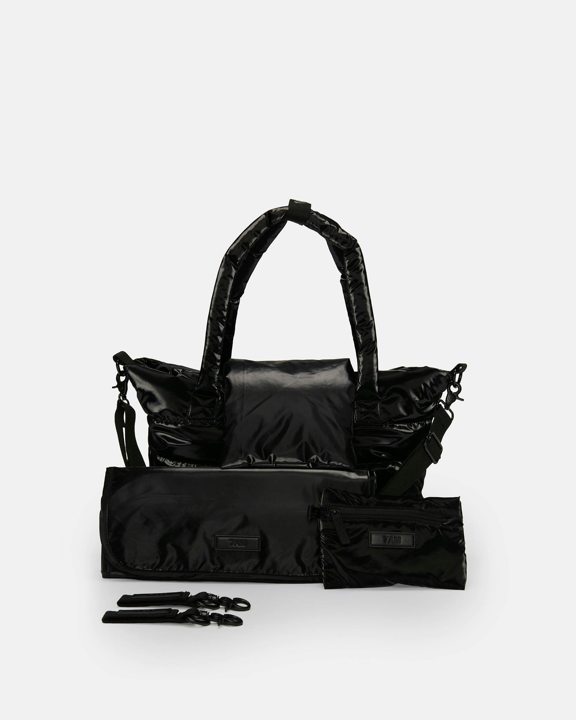 Capri Diaper Tote • Liquid Shine