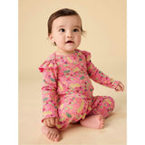 Ruffle Shoulder Baby Romper