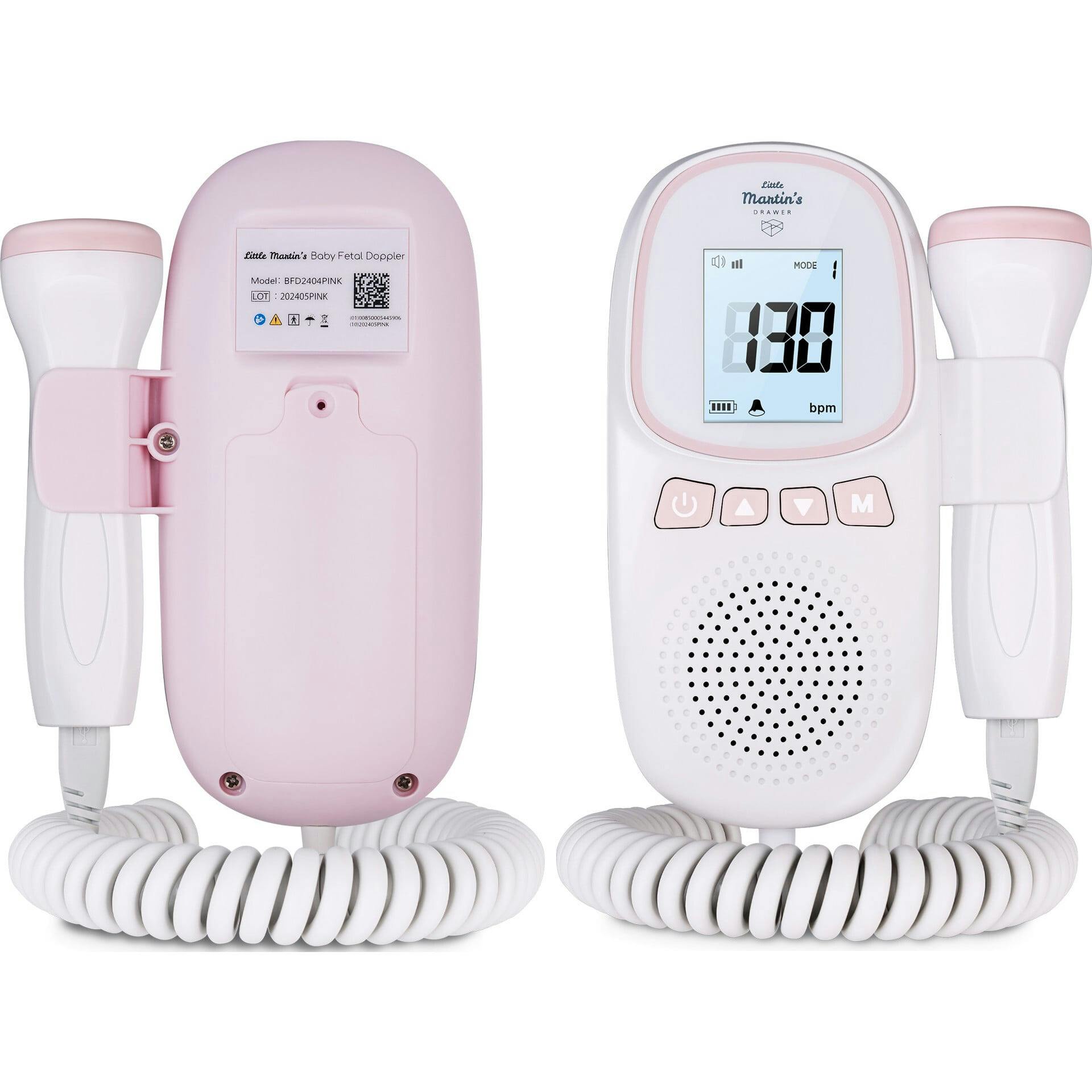 Portable Ultrasound Fetal Doppler: Pink