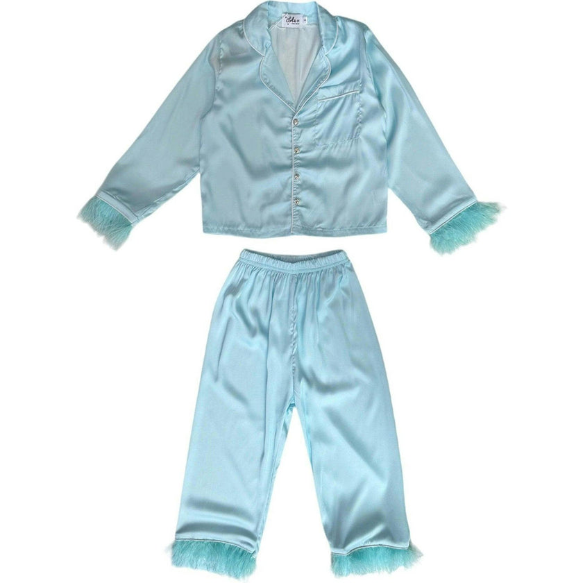 Women's Sky Feather Silky Set