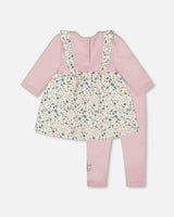 Organic Cotton Bi-Material Tunic and Leggings Set