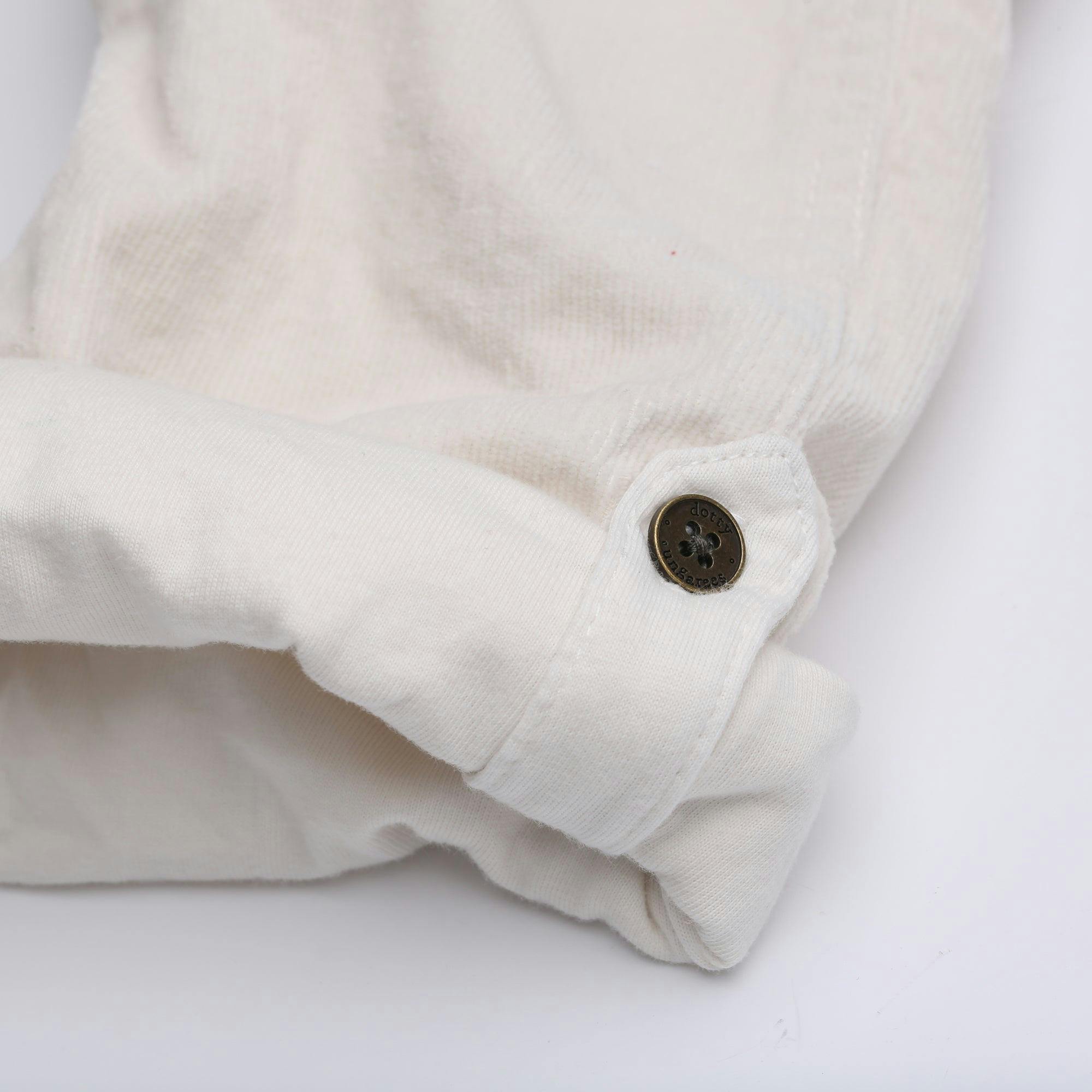 Custard Corduroy Overalls