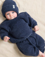Ribbed Beanie • Fuzzy